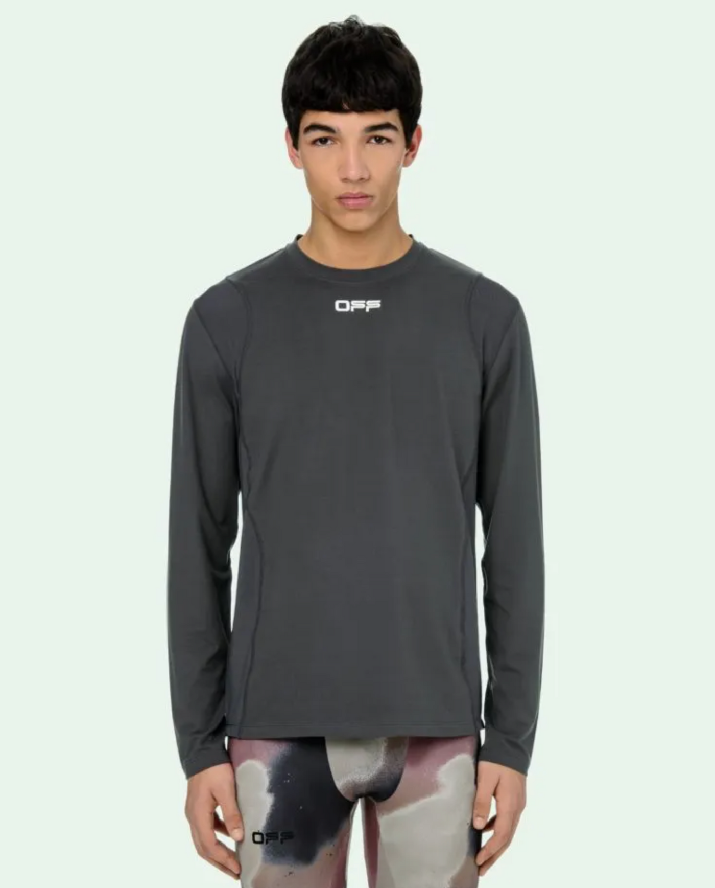 Gray Polyester T-Shirt