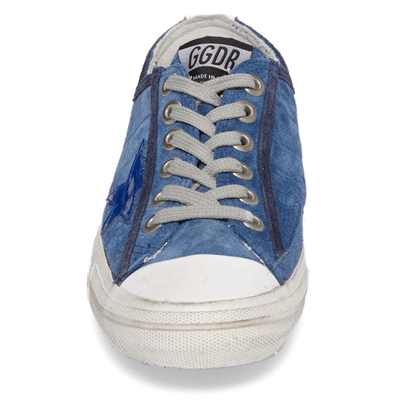 Blue Calfskin Sneakers