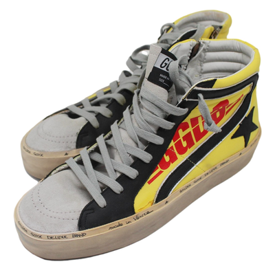 Yellow Leather Di Calfskin Sneaker