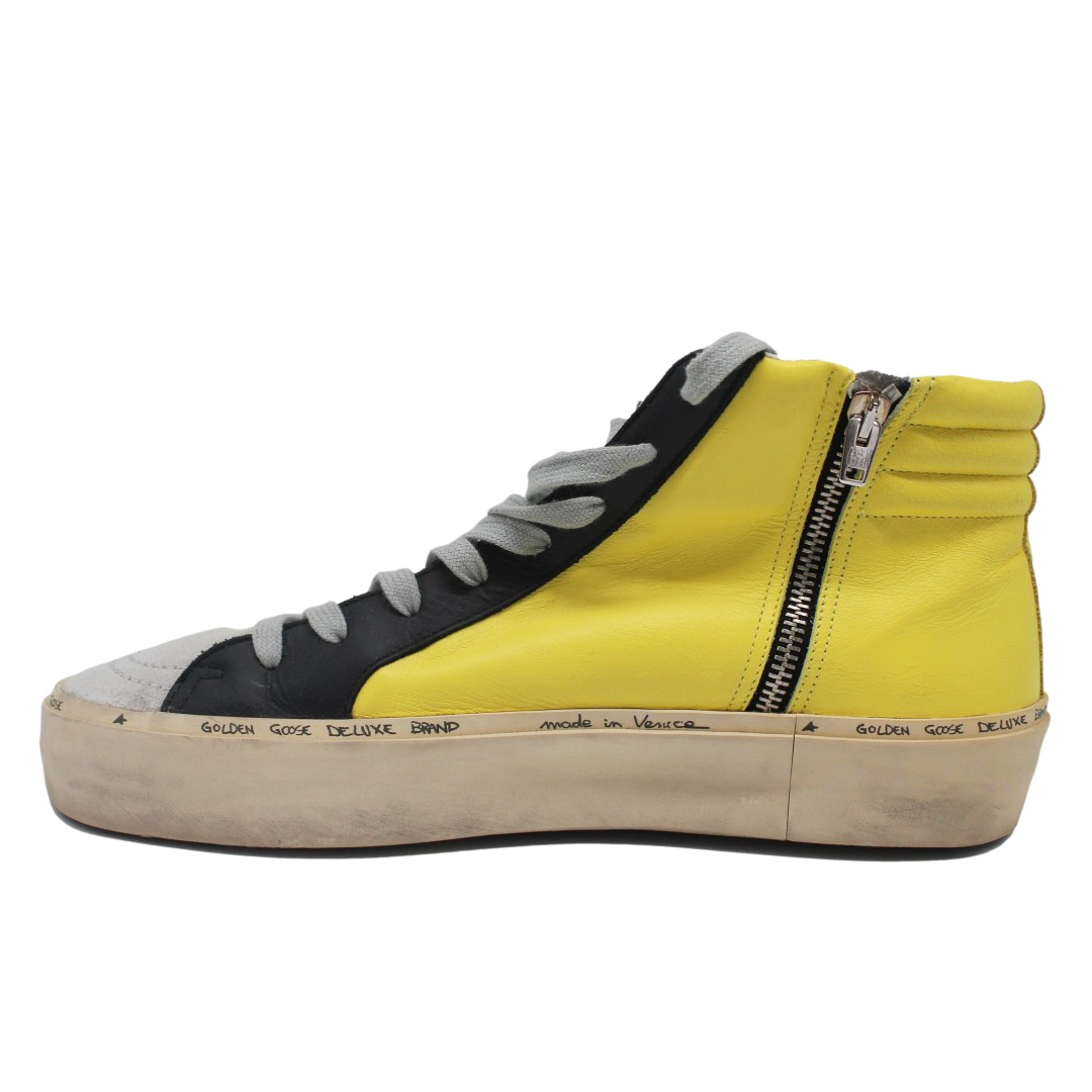 Yellow Leather Di Calfskin Sneaker