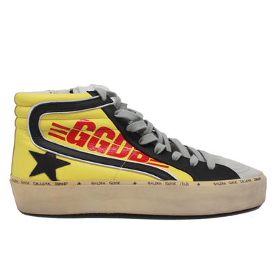 Yellow Leather Di Calfskin Sneaker