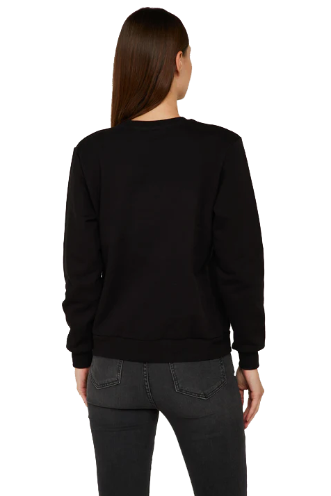 Black Cotton Sweater