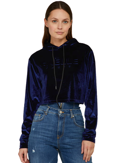 Blue Polyester Sweater