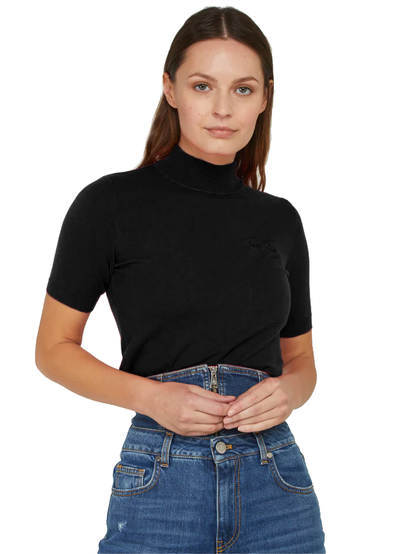 Black Polyamide Sweater