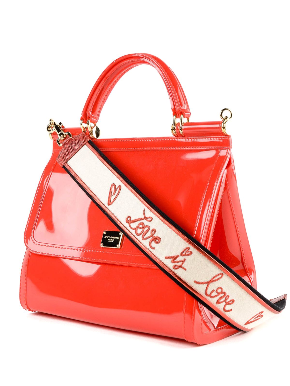 Red Pvc Crossbody Bag