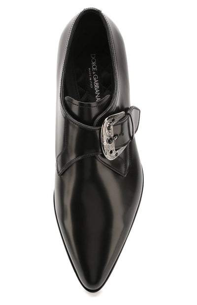 Black Leather Di Calfskin Formal