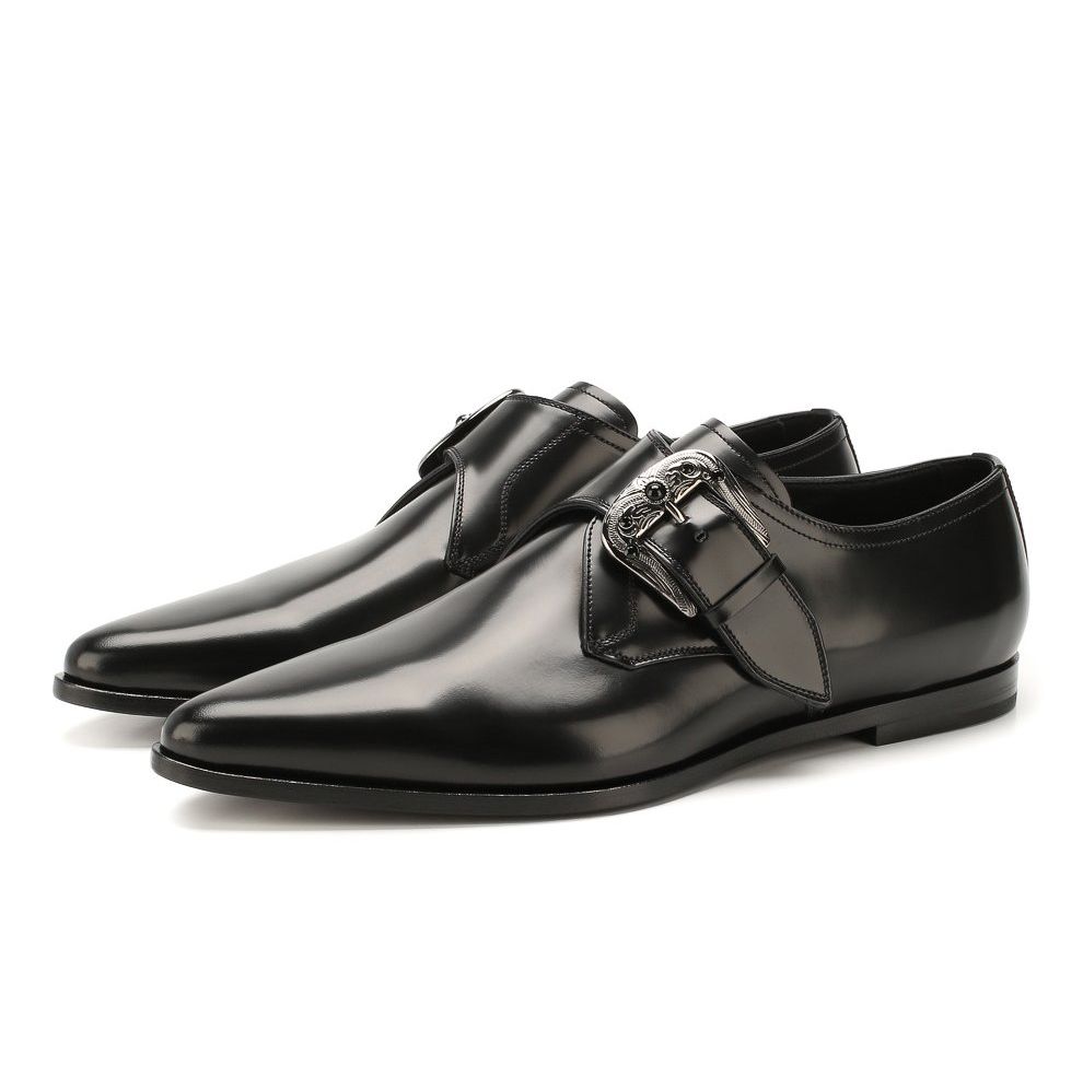 Black Leather Di Calfskin Formal