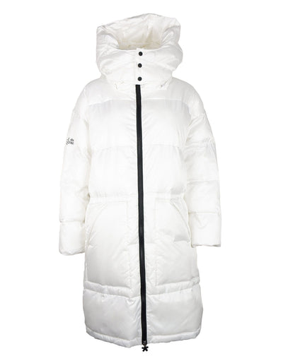 White Polyester Jackets & Coat