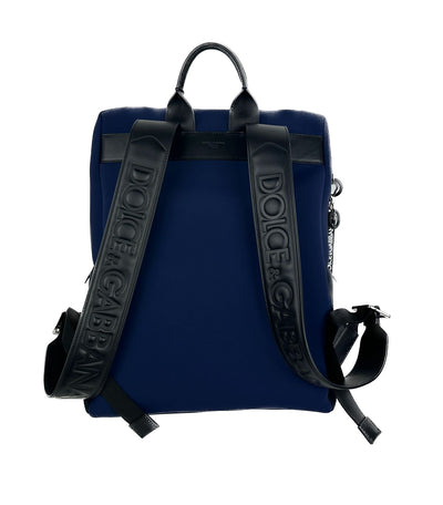 Blue Polyethylene Backpack