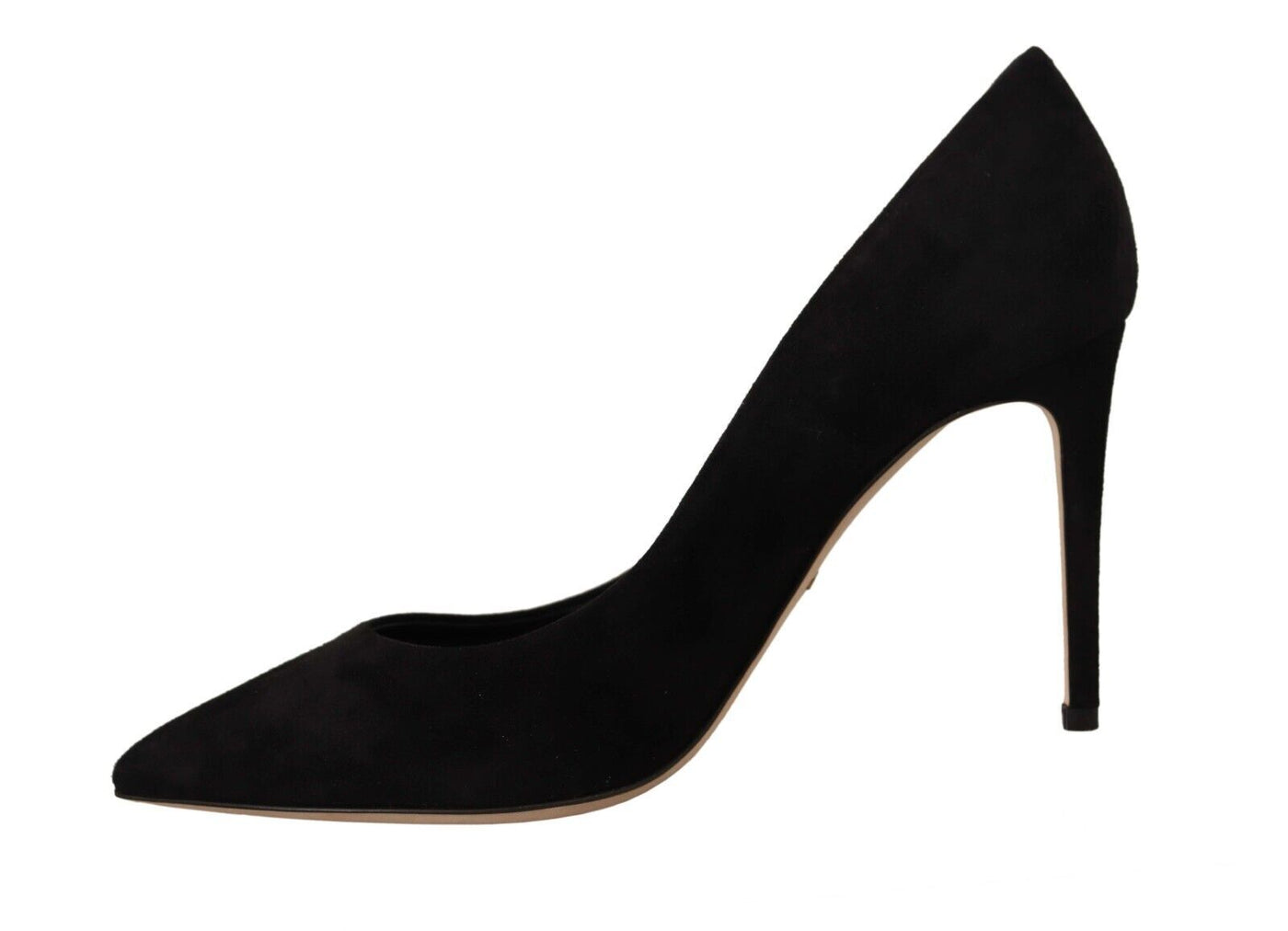 Black Suede High Heels Pumps Classic Shoes