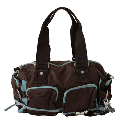 Brown Handbag Duffel Travel Purse