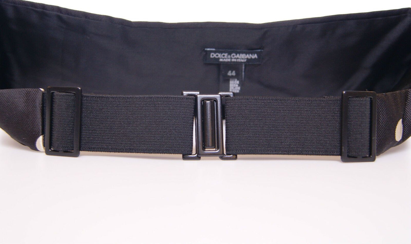 Black Waist Smoking Tuxedo Cummerbund Belt