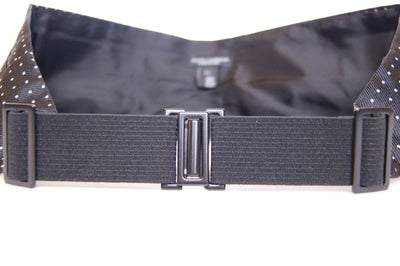 Black Waist Smoking Tuxedo Cummerbund Belt