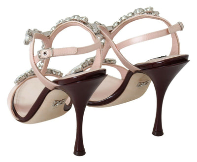 Pink Crystals Heels Keira Sandals