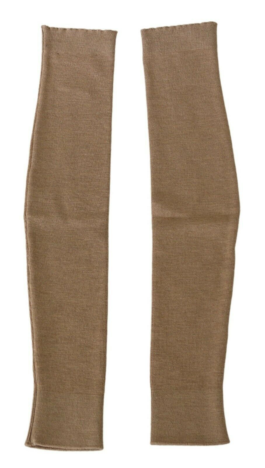 Beige Virgin Wool Arm Warmer