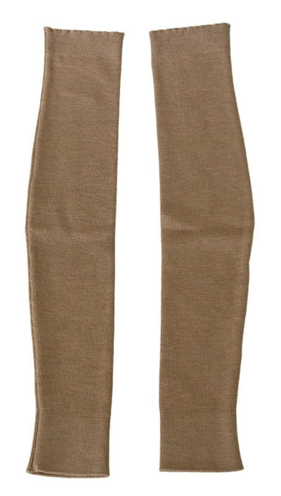 Beige Virgin Wool Arm Warmer