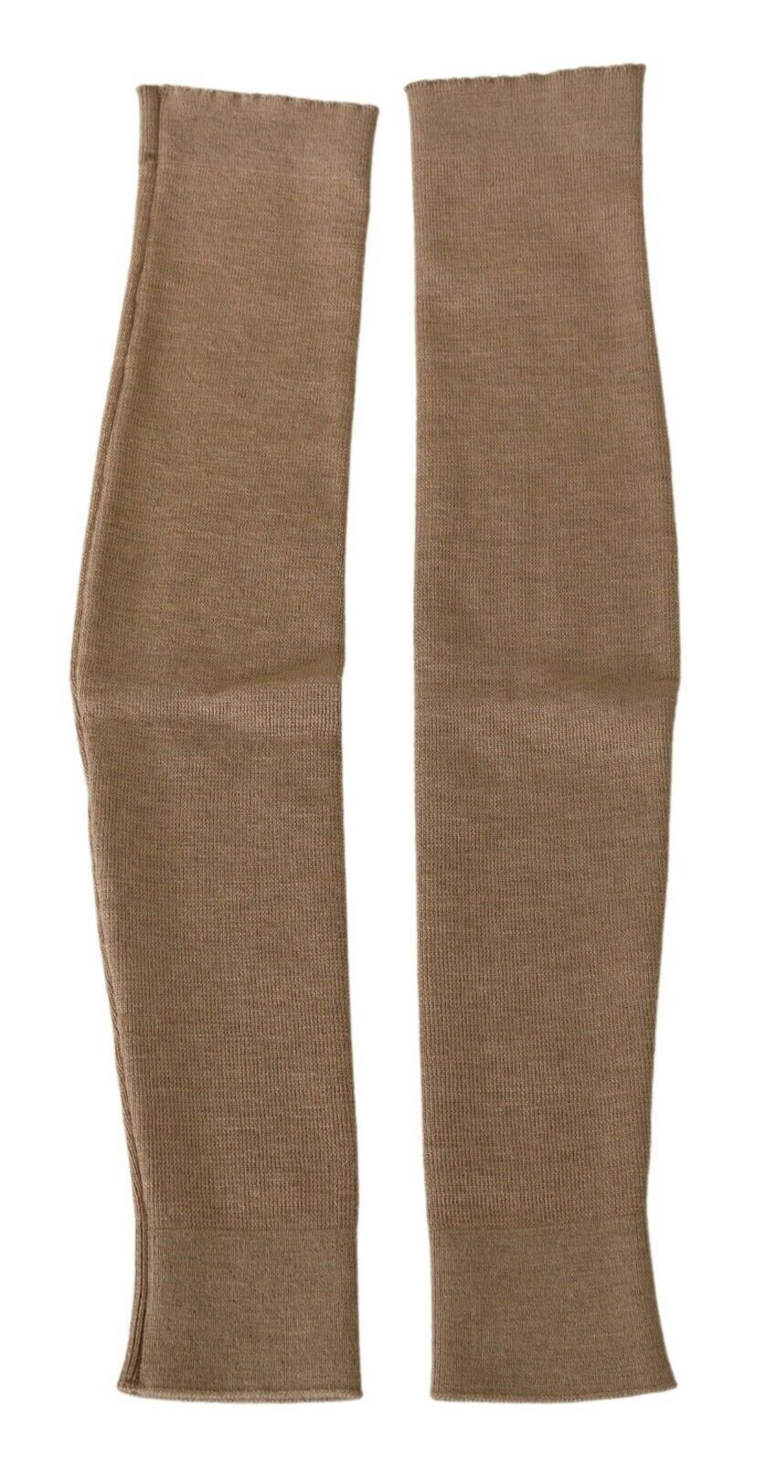 Beige Virgin Wool Arm Warmer