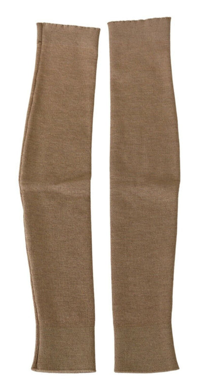 Beige Virgin Wool Arm Warmer