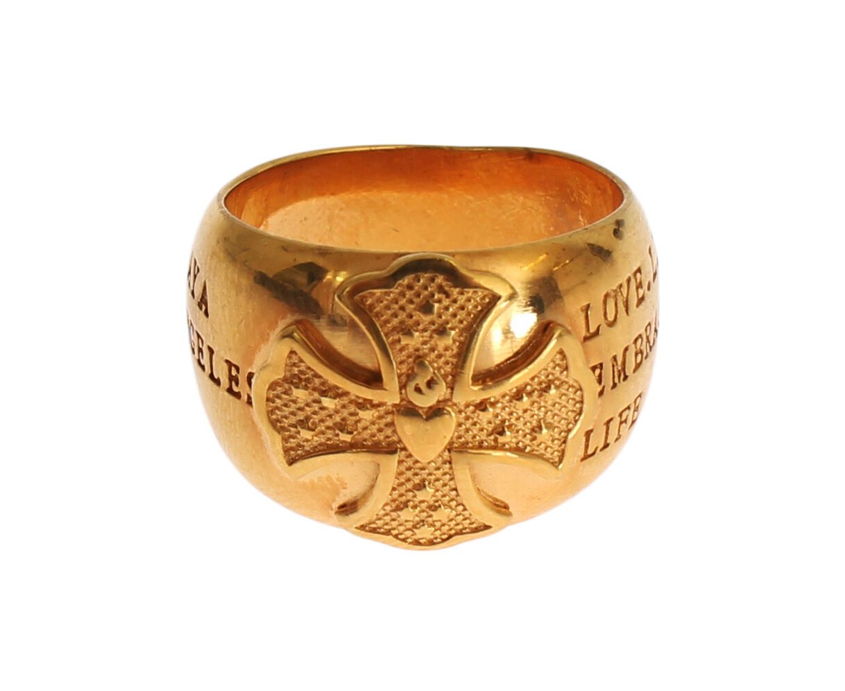 Gold Plated 925 Silver Ring