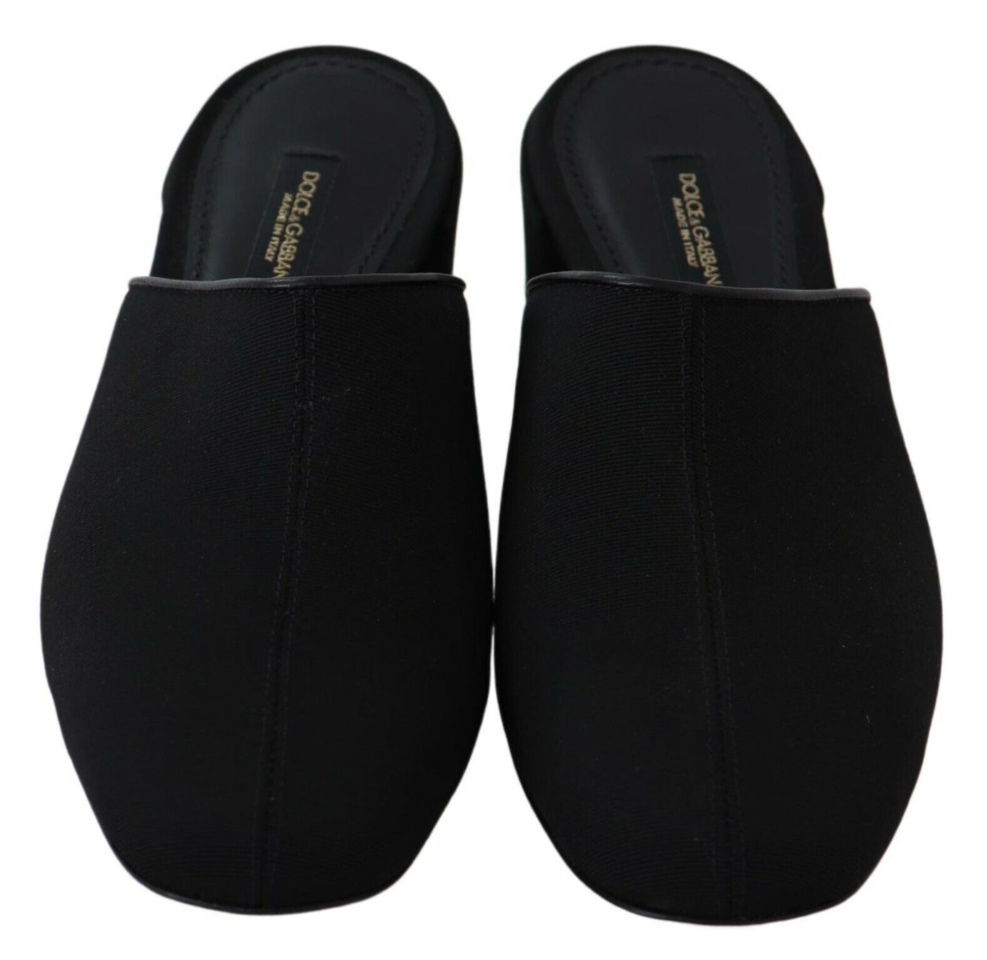 Black Grosgrain Slides Sandals Women Shoes