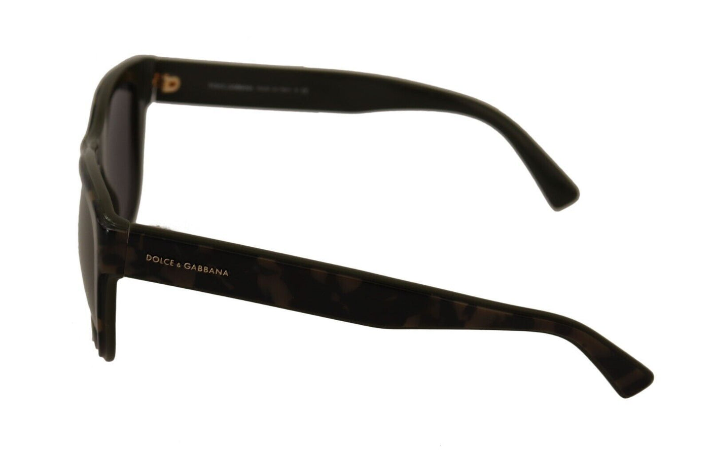 Brown Mirror Lens Plastic Full Rim Sunglasses