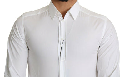 White Dress Formal Slim Cotton Shirt