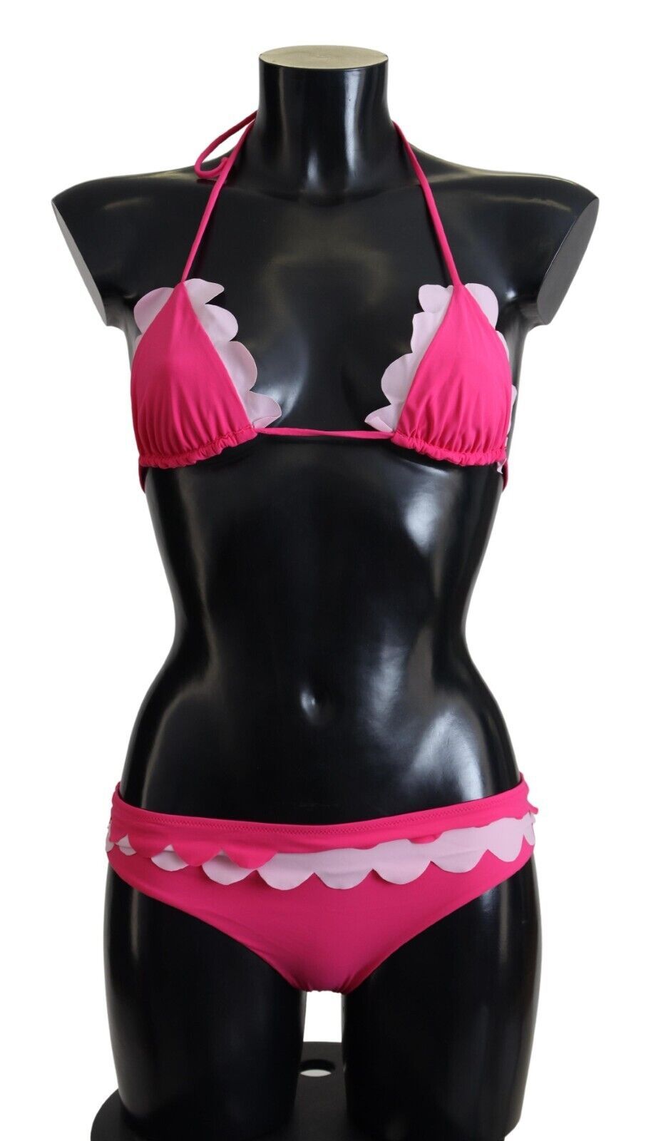 Pink Two Piece Swimwear Beachwear Swimsuit Bikini