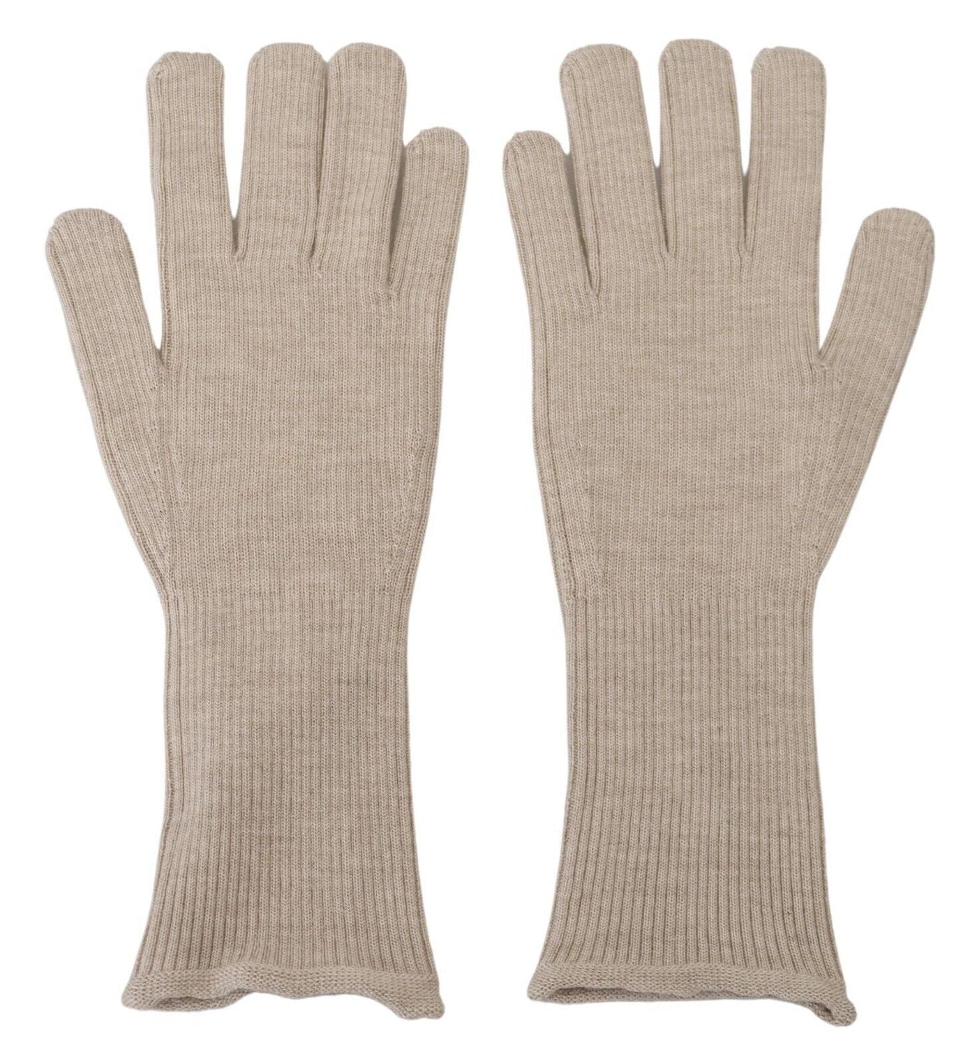 Ivory Cashmere Silk Hands Mitten Mens Gloves