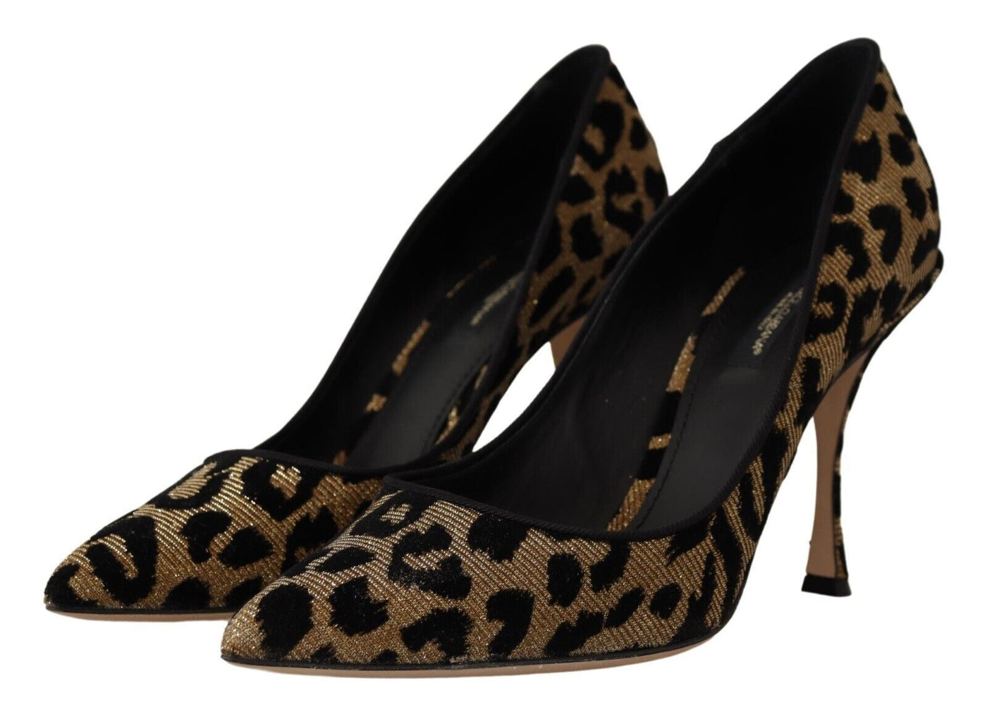 Brown Leopard Stiletto High Heels Pumps Shoes