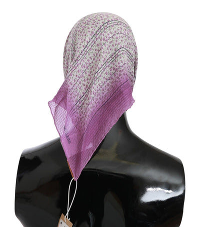 Pink Bandana Head Wrap Foulard Square Scarf