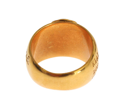 Gold Plated 925 Silver Womens Ring