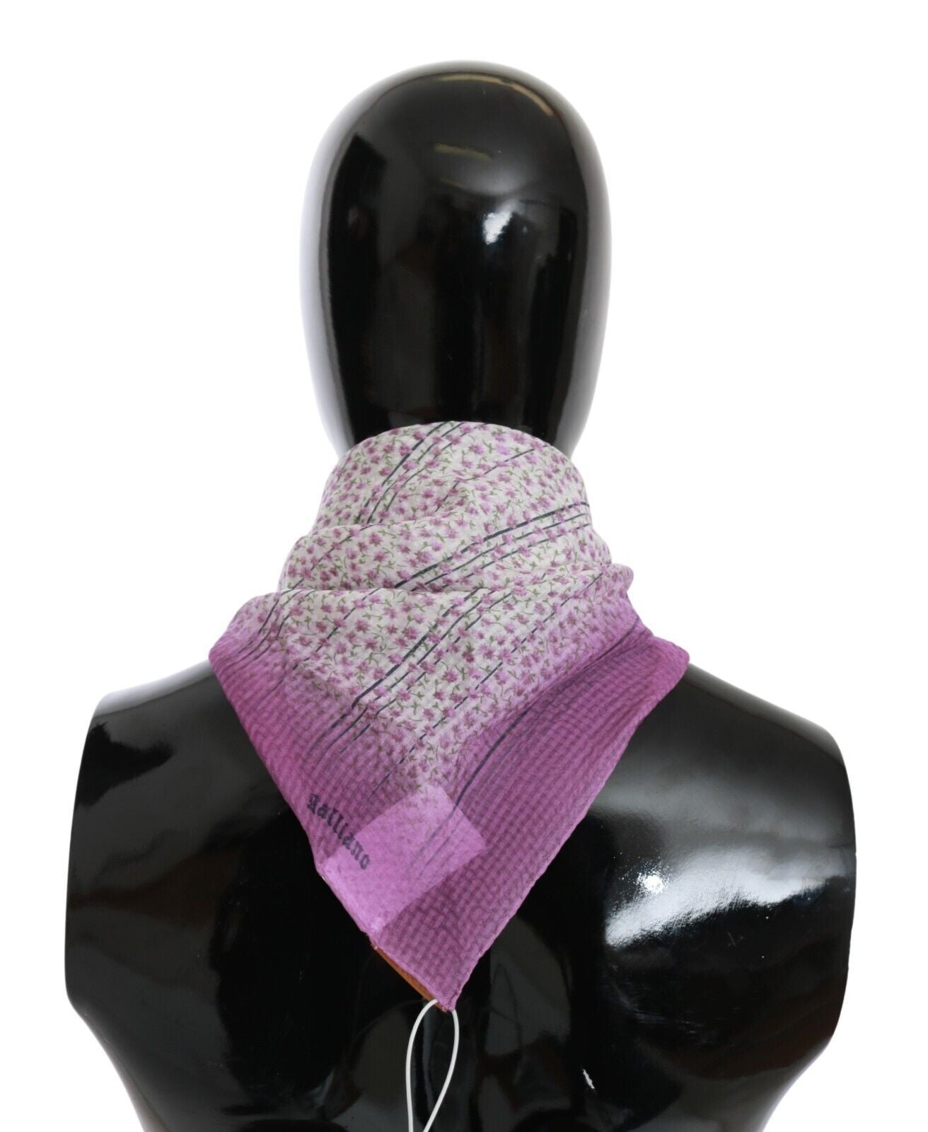 Pink Bandana Head Wrap Foulard Square Scarf