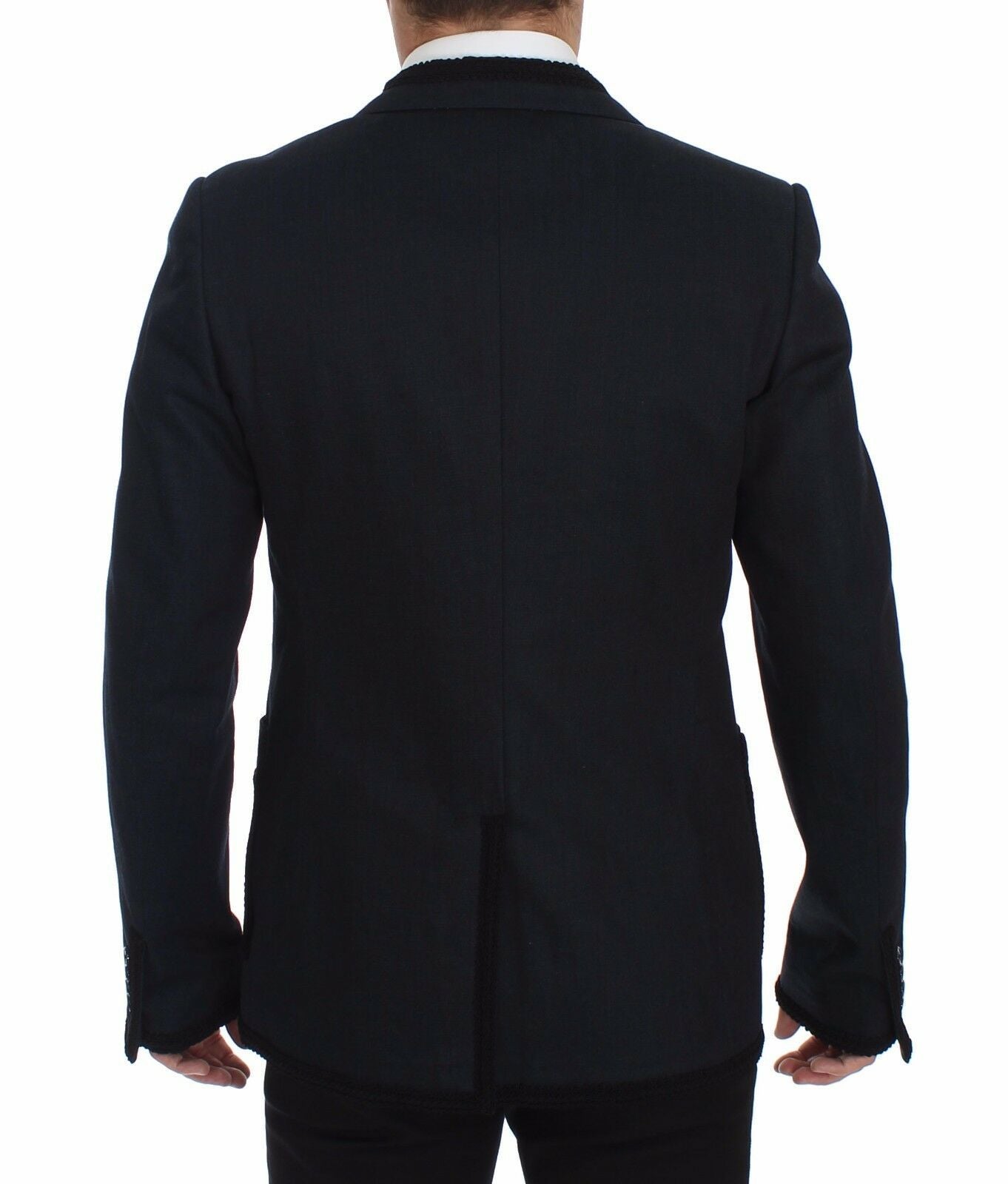 Blue Torero Slim Fit Stretch Vest Blazer