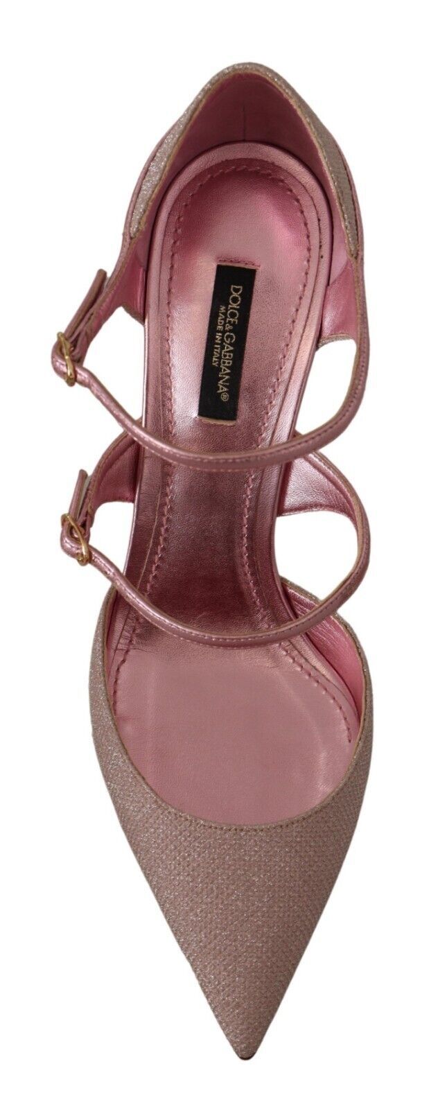 Pink Glittered Strappy Sandals Mary Jane Shoes