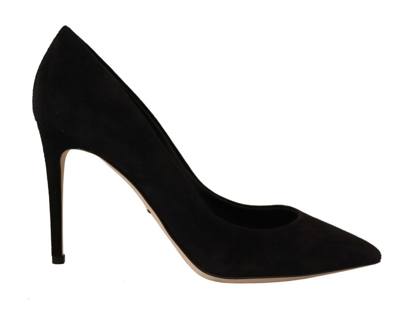 Black Suede High Heels Pumps Classic Shoes