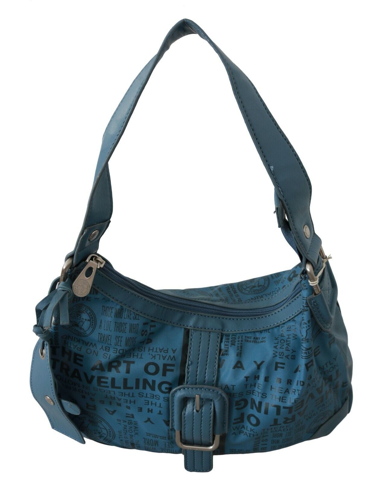 Shoulder Handbag Printed Purse Women Blue