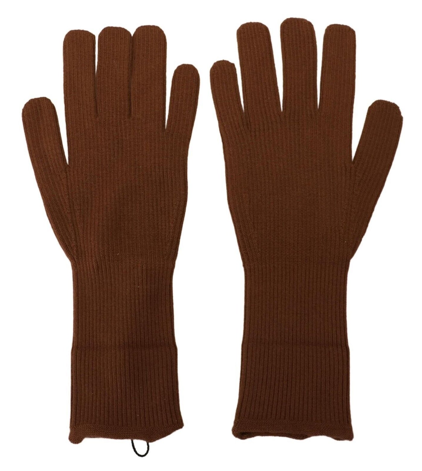 Brown Cashmere Knitted Hands Mitten Mens Gloves