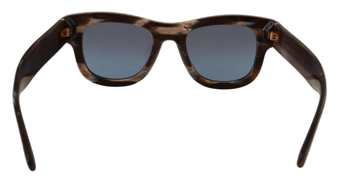 Brown Blue Gradient Lenses Eyewear Sunglasses