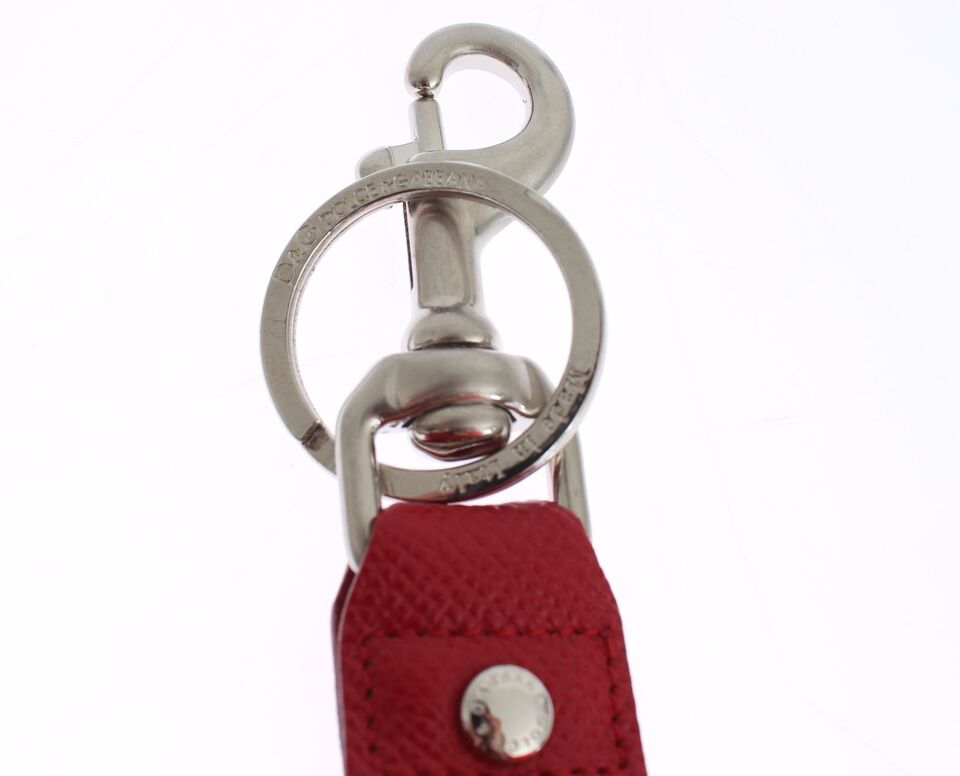 Multicolor Raffia Leather Clasp Finder Chain Keyring