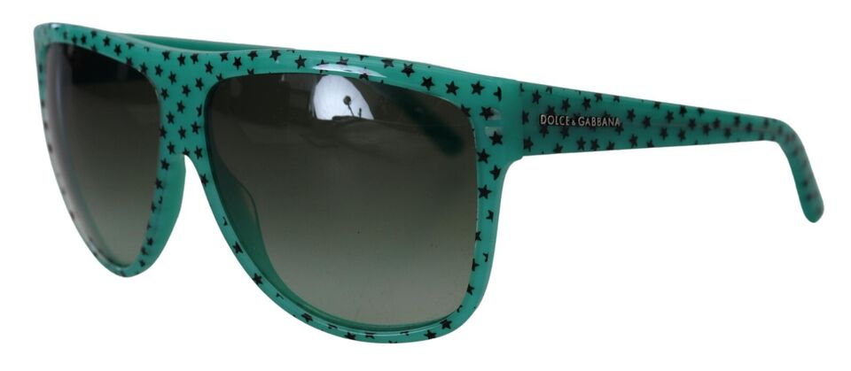 Green Stars Acetate Square Shades Sunglasses