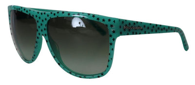 Green Stars Acetate Square Shades Sunglasses