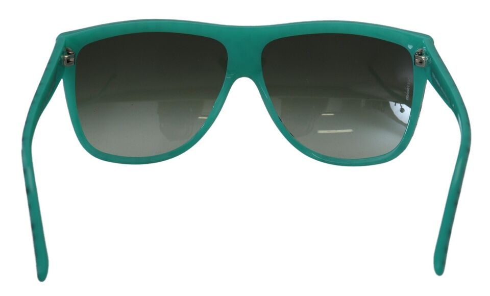 Green Stars Acetate Square Shades Sunglasses