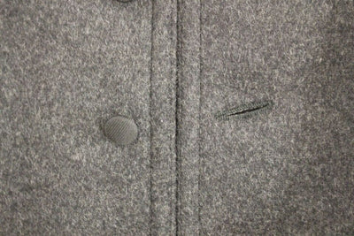 Gray Wool Blend Logo Vest Gilet Weste