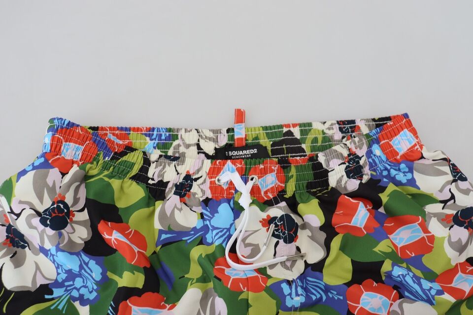 Over Floral Print Mens Beachwear Swimwear Short