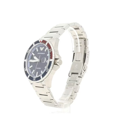 Silver Steel Quartz Watch