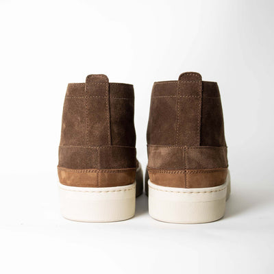 Brown suede Hi-top sneakers