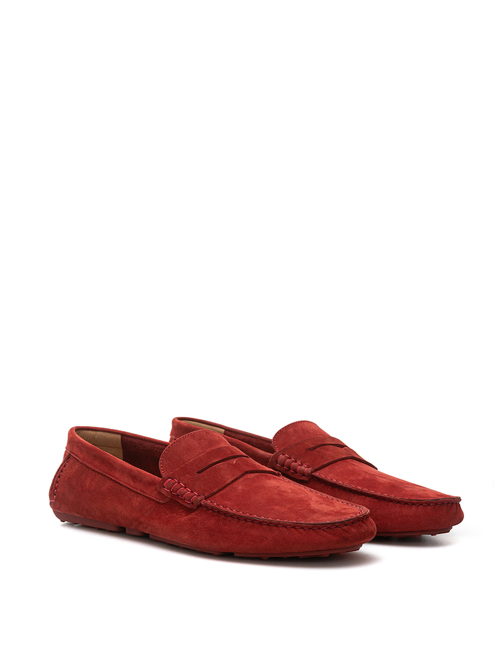 Bordeaux Penny Loafer in Suede