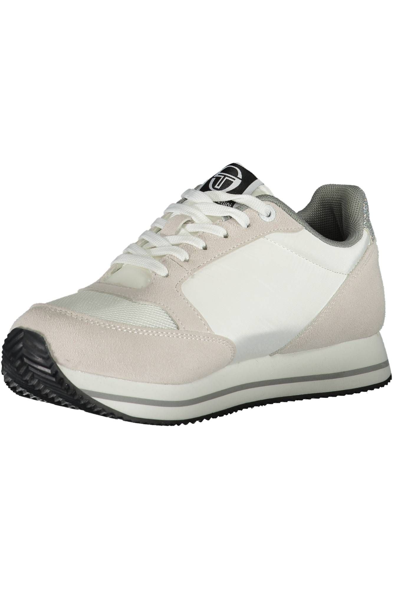 White Polyester Sneaker