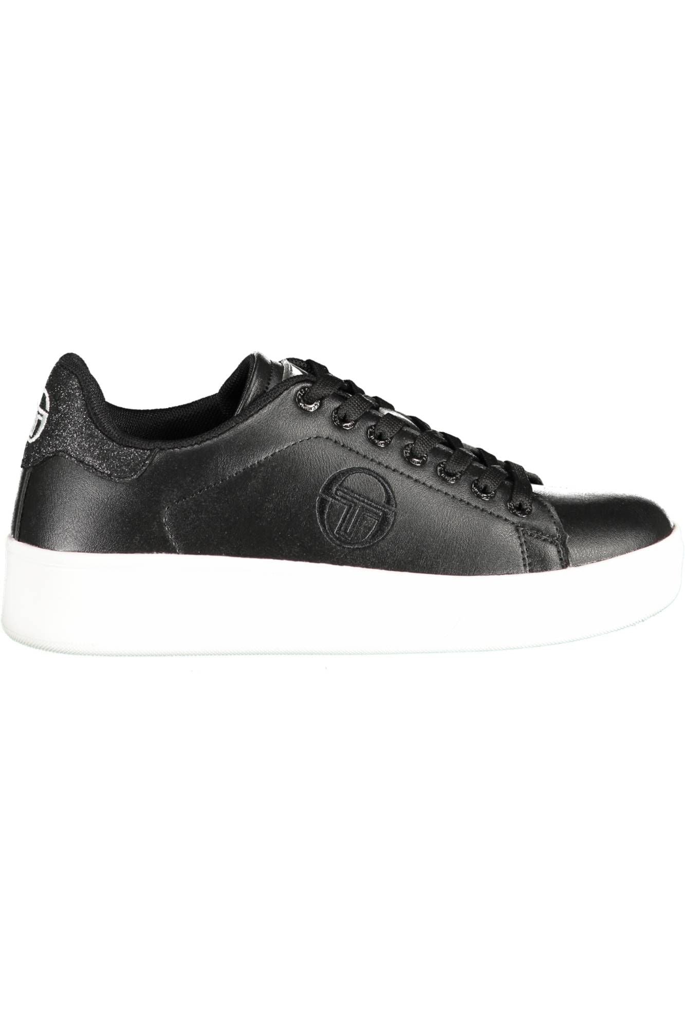 Black Polyester Sneaker