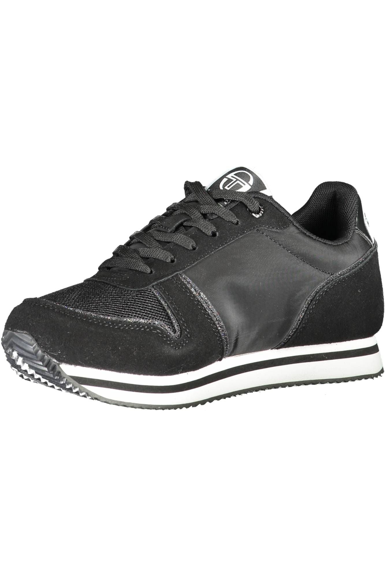 Black Polyester Sneaker